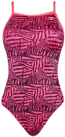 Finals Women's Funnies Tiger Tribal Wing Back Swimsuit