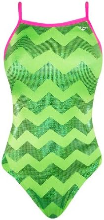 The Finals Women's Funnies Zig Zag Wing Back Swimsuit