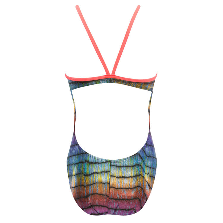 The Finals Women's Funnies Sparkle Blast Foil Wing Back Swimsuit