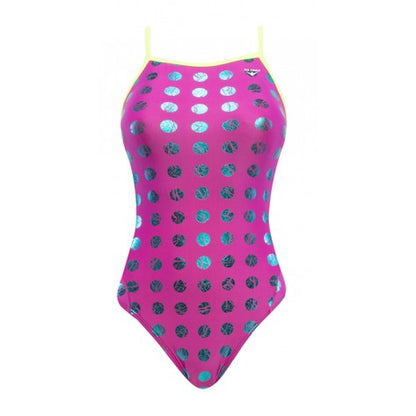 The Finals Women's Spec Foil Funnies Wing Back Swimsuit