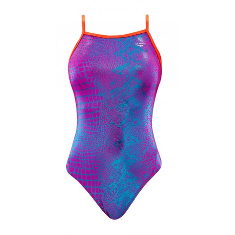 THE FINALS Women\'s Funnies Cobra Foil Flutter Back Swimsuit