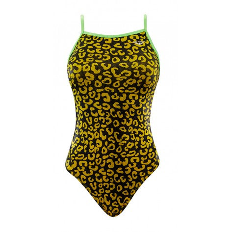 Finals Girls\' Disco Cat Funnies Flutter Back Swimsuit