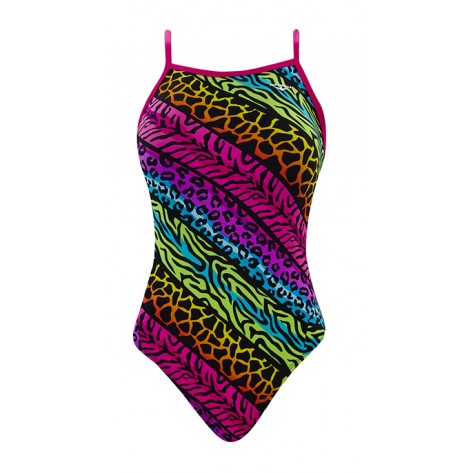 THE FINALS Women\'s Funnies Jungle Mania Wing Back Swimsuit