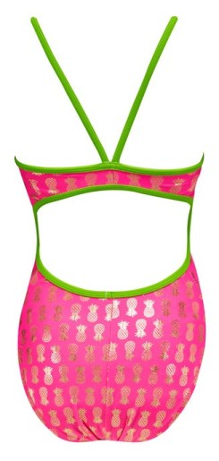 Finals Girls' Aloha Foil Funnies Flutter Back Swimsuit