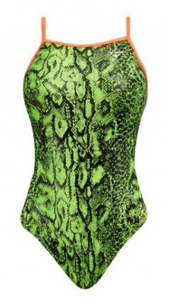 FINALS Women's Gecko Non-Foil Funnies Wing Back Swimsuit