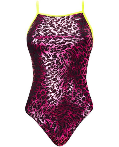 FINALS Women&#39;s Bubble Fun Funnies Flutter Back Swimsuit