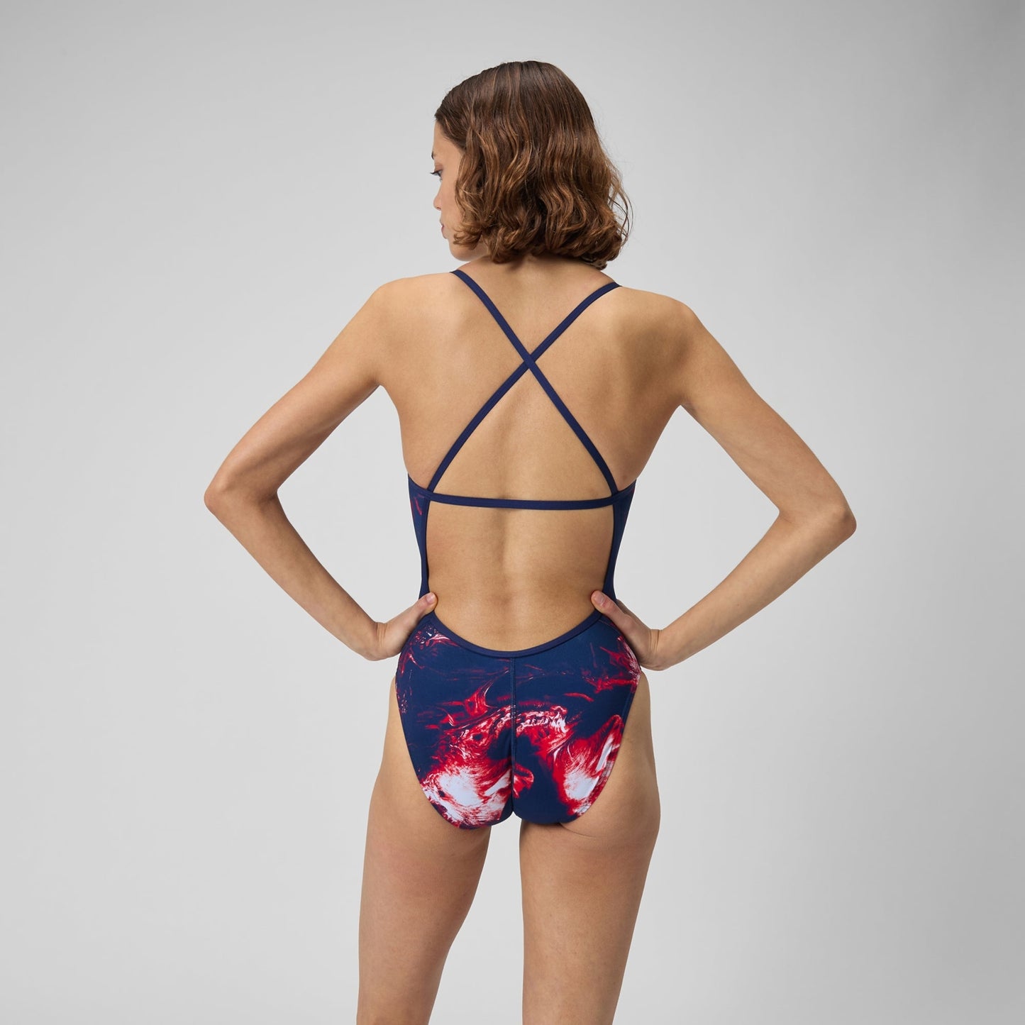 Speedo Womens Lunar Storm Crossback One Piece Swimsuit