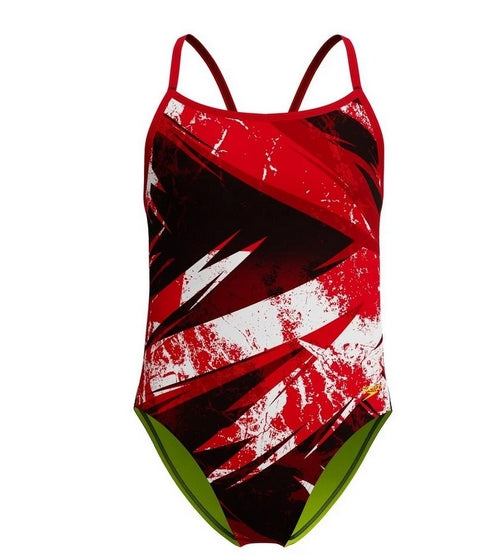 Speedo Women\'s Bolted Flyback One Piece Swimsuit