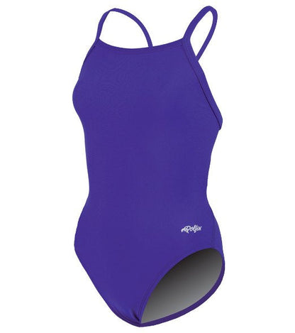 DOLFIN Women\'s XtraSleek Team Solid V-2 Back - (Additional Colors)