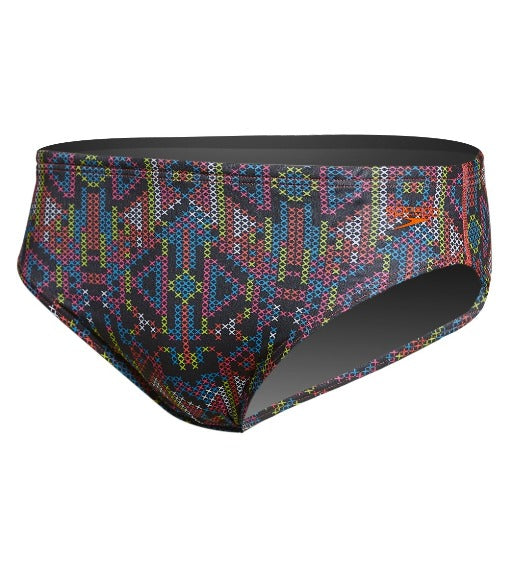 SPEEDO Turnz Printed Brief Swimsuit - Endurance Lite