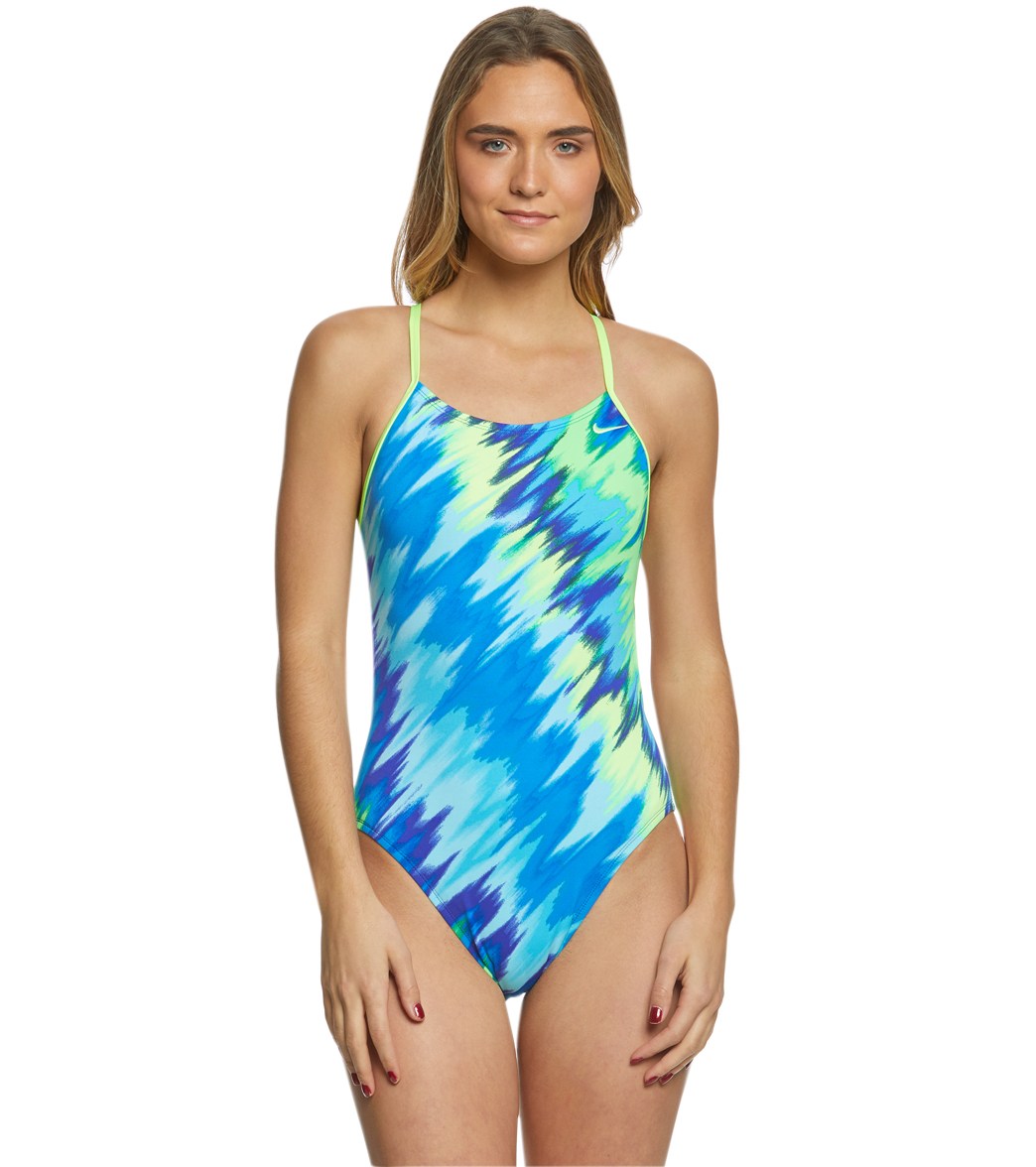 NIKE Immiscible Women Swim Performance Cut Out One Piece