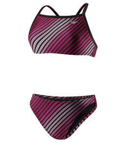 SPEEDO Rainbow Stripe V-back