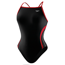 SPEEDO Rapid Spliced Energy Back Swimsuit - Youth