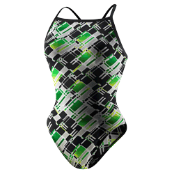 SPEEDO Circuit Board Endurance Flyback wPiping - Youth