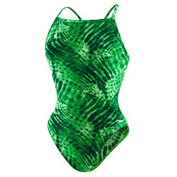 SPEEDO Endurance Toxic Tie Dye Flyback Youth