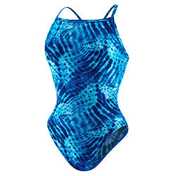 SPEEDO Endurance Toxic Tie Dye Flyback Youth