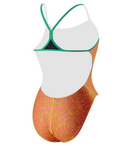 SPEEDO Flipturns Geo Zebra Mesh Back - Adult