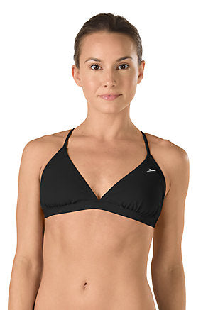 SPEEDO Endurance Lite Solid Triangle Tie Back Top