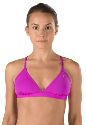SPEEDO Endurance Lite Solid Triangle Tie Back Top