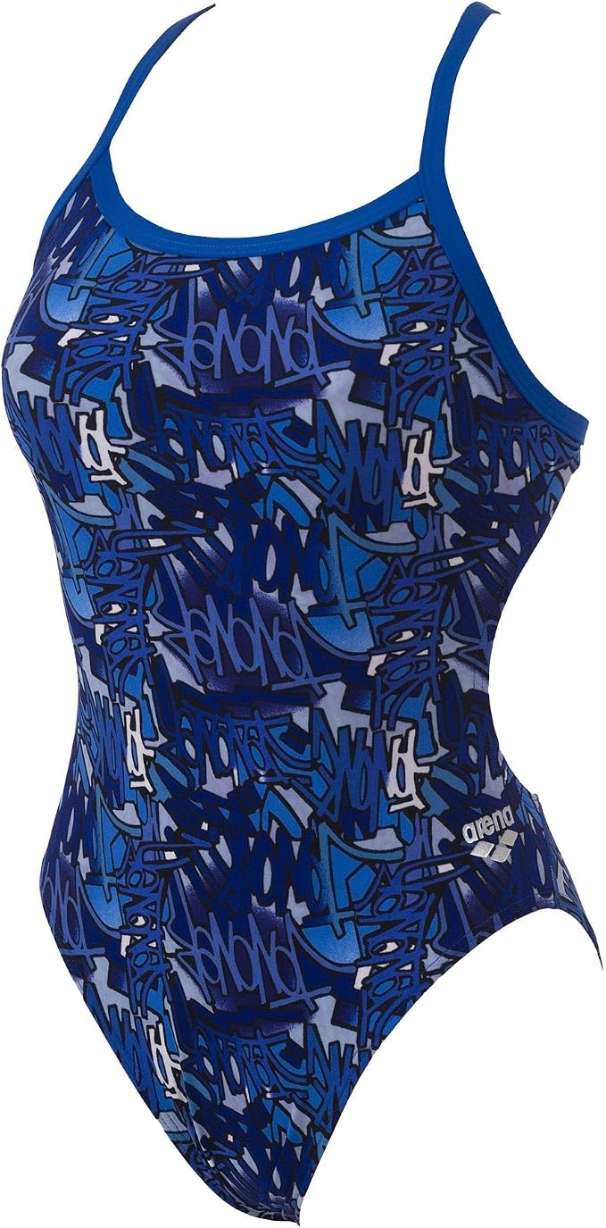 ARENA Waternity Graffiti Female Light Tech Back Youth