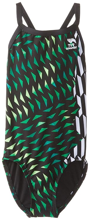 TYR Girl's Cobra Kai Diamondfit Swimsuit- Youth
