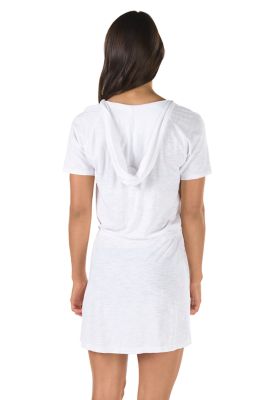 SPEEDO Slub Jersey Hooded Cover Up