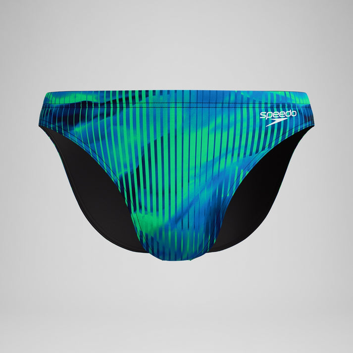 Speedo Men\'s Linear Lava Brief Swimsuit