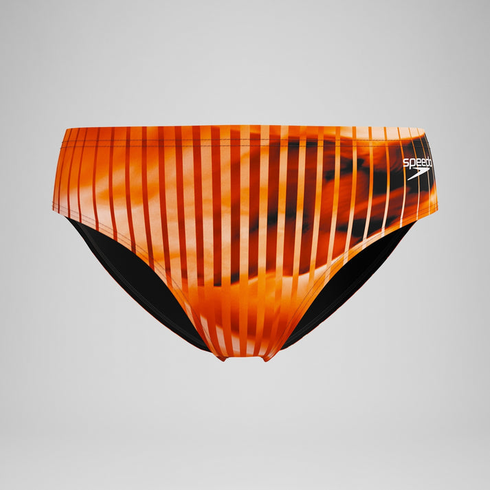 Speedo Men\'s Linear Lava Brief Swimsuit