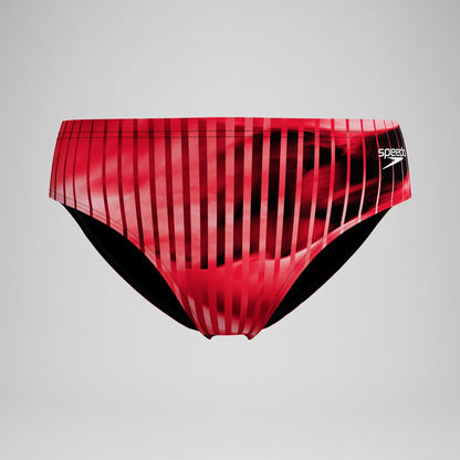 Speedo Men\'s Linear Lava Brief Swimsuit