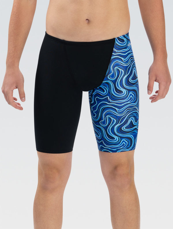 Dolfin Men's Relianc Tsunami Asymmetrical Swim Jammer