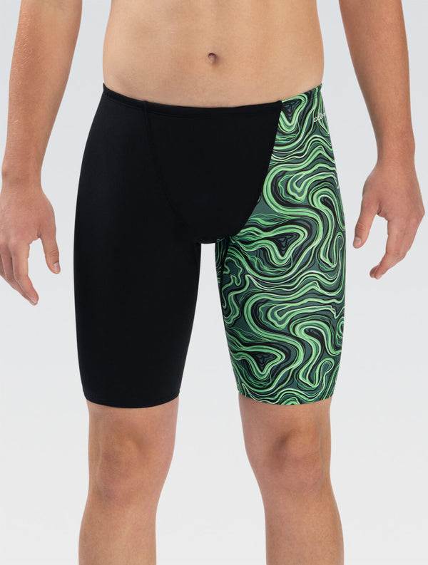 Dolfin Men's Relianc Tsunami Asymmetrical Swim Jammer