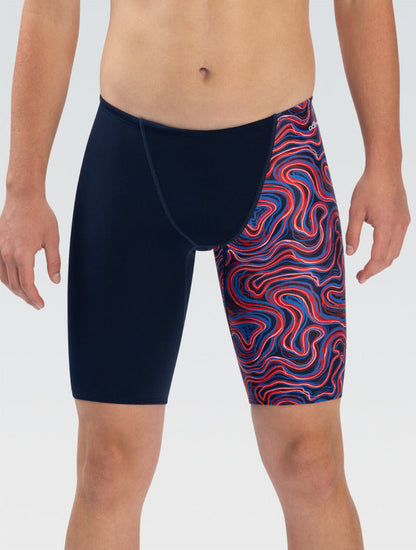 Dolfin Men's Relianc Tsunami Asymmetrical Swim Jammer