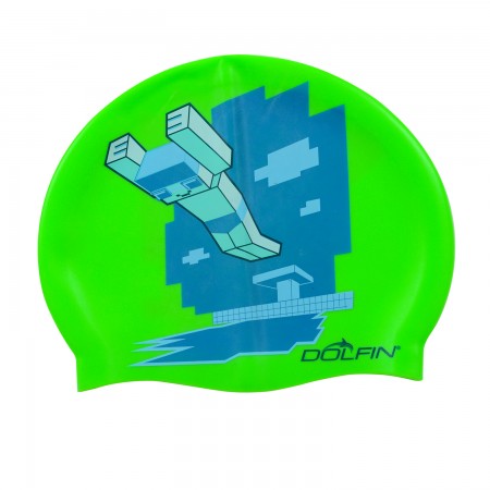 DOLFIN Divecraft Silicone Swim Cap