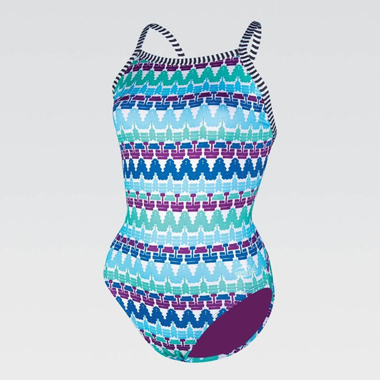 DOLFIN Uglies Female V2 Back Swimsuit - Into the Blue