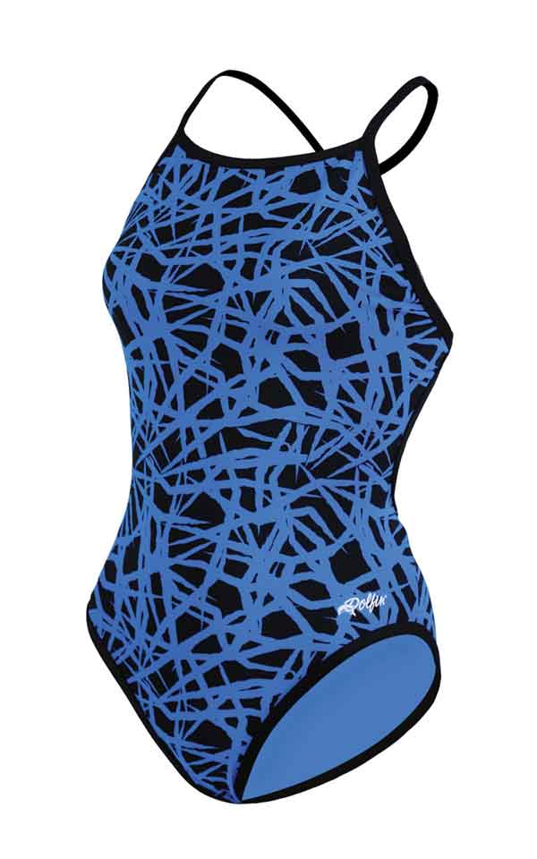 DOLFIN Tracks Print Chloroban Cross Back