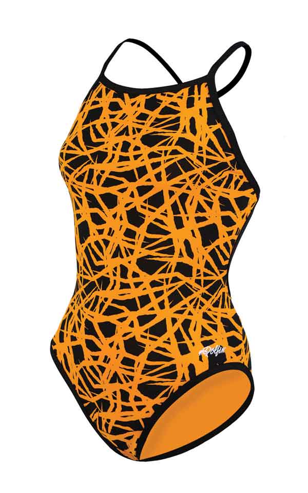 DOLFIN Tracks Print Chloroban Cross Back