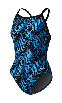 DOLFIN Talon Print Female V-2 Back