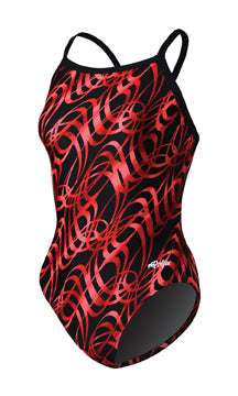 DOLFIN Talon Print Female V-2 Back