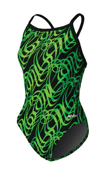 DOLFIN Talon Print Female V-2 Back