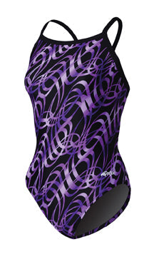 DOLFIN Talon Print Female V-2 Back
