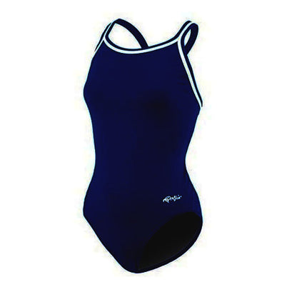 Dolfin women\'s poly team solid chloroban womens dbx back