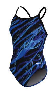 DOLFIN Chloroban Ceres Print V Back Swimsuit