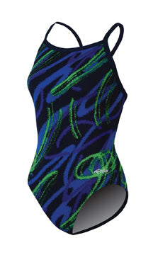 DOLFIN Chloroban Ceres Print V Back Swimsuit