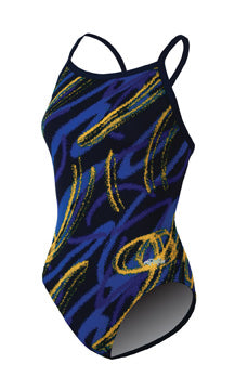 DOLFIN Chloroban Ceres Print V Back Swimsuit