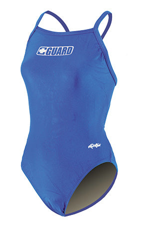 DOLFIN Lifeguard Swimsuits - Guard Logo V-2 Back