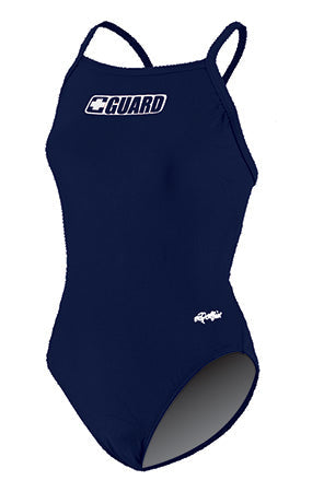 DOLFIN Lifeguard Swimsuits - Guard Logo V-2 Back