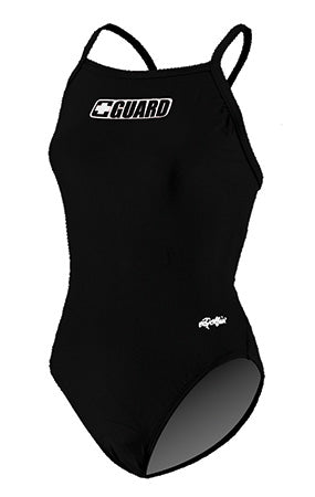 DOLFIN Lifeguard Swimsuits - Guard Logo V-2 Back