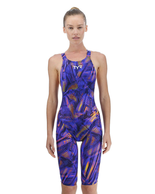 TYR Women's Avictor Helux  2.0. Open Back Swimsuit