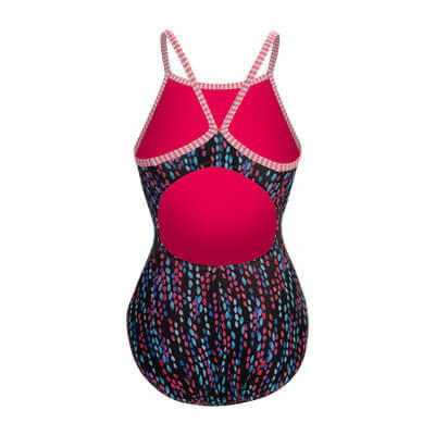 DOLFIN Women's Uglies Dizzy Dots V-Back One Piece Swimsuit