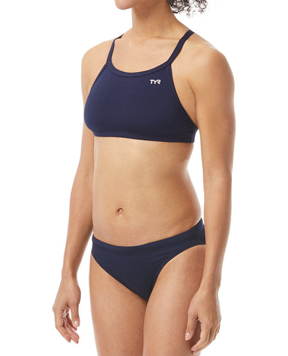 TYR Women's Durafast One Solid Diamondfit Workout Bikini